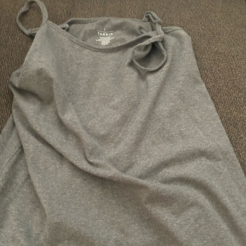 Torrid camis plus size 1   Grey and black